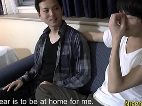 Japanese twink cummed on teen gay porn japan