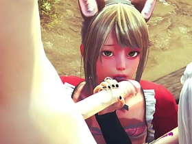 Yaoi Femboy - Threesome Femboys Hard Sex - Sissy crossdress Japanese Asian Manga Anime Game Porn Gay young gay chinese boy porn