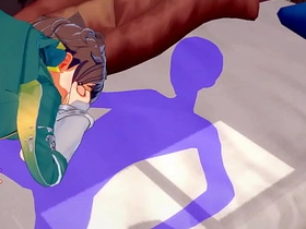 KonoSuba Yaoi - Kazuma Hard Sex [Handjob, blowjob, fucked POV] - Japanese Asian Manga anime game porn gay gay asian muscle daddy porn