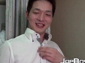 Young Japanese shoots loads of jizz after hard masturbation gay porn japanese massage