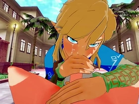 Zelda Genshin Impact Yaoi - Link x Tartaglia POV Handjob Blowjob and Fucked - Japanese asian manga anime game porn gay asian stallion gay porn