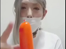 女装子 - ちあみ おしりでソーセージを食べます japanese sauna gay porn