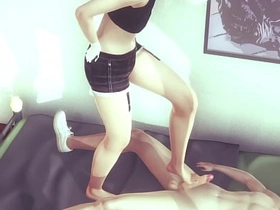 Yaoi Femboy - Alan is a naugthy cat boy plays with his hands and feet - Japanese asian manga anime 3D sissy gay porn korean abs gay porn