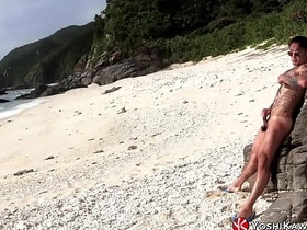 YOSHIKAWASAKIXXX - Japanese Yoshi Kawasaki Jerks Off Outdoor asian gay porn show