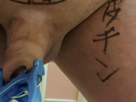 洗濯バサミの入る包茎粗チンデブ　その2 top asian gay porn star