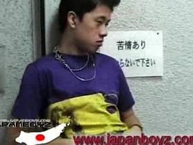 A hot Japanese bottom boy loves to get his hot ass fucked asian toilet gay porn