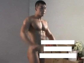 Meili Series - Muscular Jock Hunk Showing His Hot Body ( Behind The Scene ) asian businessman gay porn
