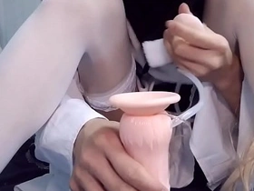 伪娘的跳蛋高潮，和口交示范 japanese doctor porn gay