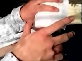 Asian boy playing his fat cock in kitchen- Part 1 gay porn romantic asian