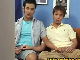 Japanese twink dick blowing before bareback doggy sex bear japanese gay porn