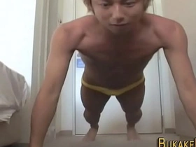 Gay asian twink stroking gay japanese porn