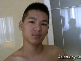 BigCock Asian Guys Masturbate chinese gay porn cum inside