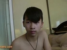Big Uncut Cock Asian Boy Masturbation chinese glove experience gay porn