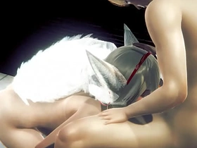 Yaoi Femboy - Sexy Foxboy Having sex in a public toilet - Sissy crossdress Japanese Asian Manga Anime Film  Game Porn Gay japanese gay cute porn