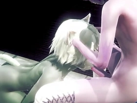 Furry Yaoi - Two cats sex in toilet - Sissy crossdress Japanese Asian Manga Anime Film  Game Porn Gay chinese seduction gay porn