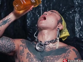 YOSHIKAWASAKIXXX - Asian Yoshi Kawasaki Drinks His Own Pee gay porn chinese nasty